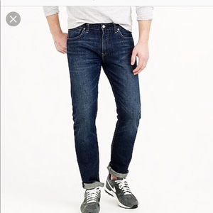 J.Crew 484 Denim in Dark Worn Wash 30x30